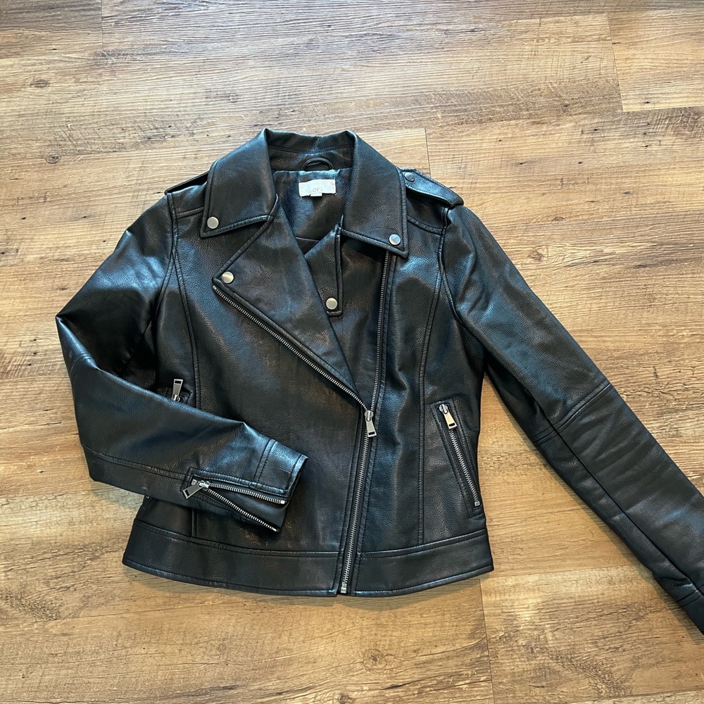 Loft leather jacket